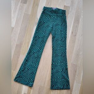 Urban Outfitters Stretchy Graphic Flare Pants